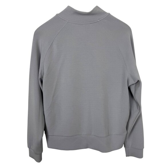 Magaschoni Silver Grey Full Zip Jacket Women's Med Activewear Casual Neutral GUC - Picture 4 of 8